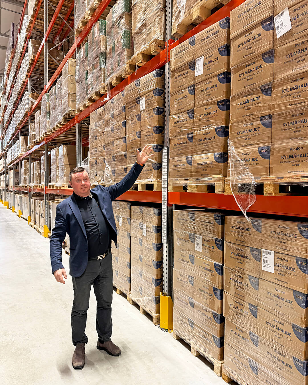 Kristian Lella GLi:n varastossa – varastointi ja kapasiteetti tarpeen mukaan